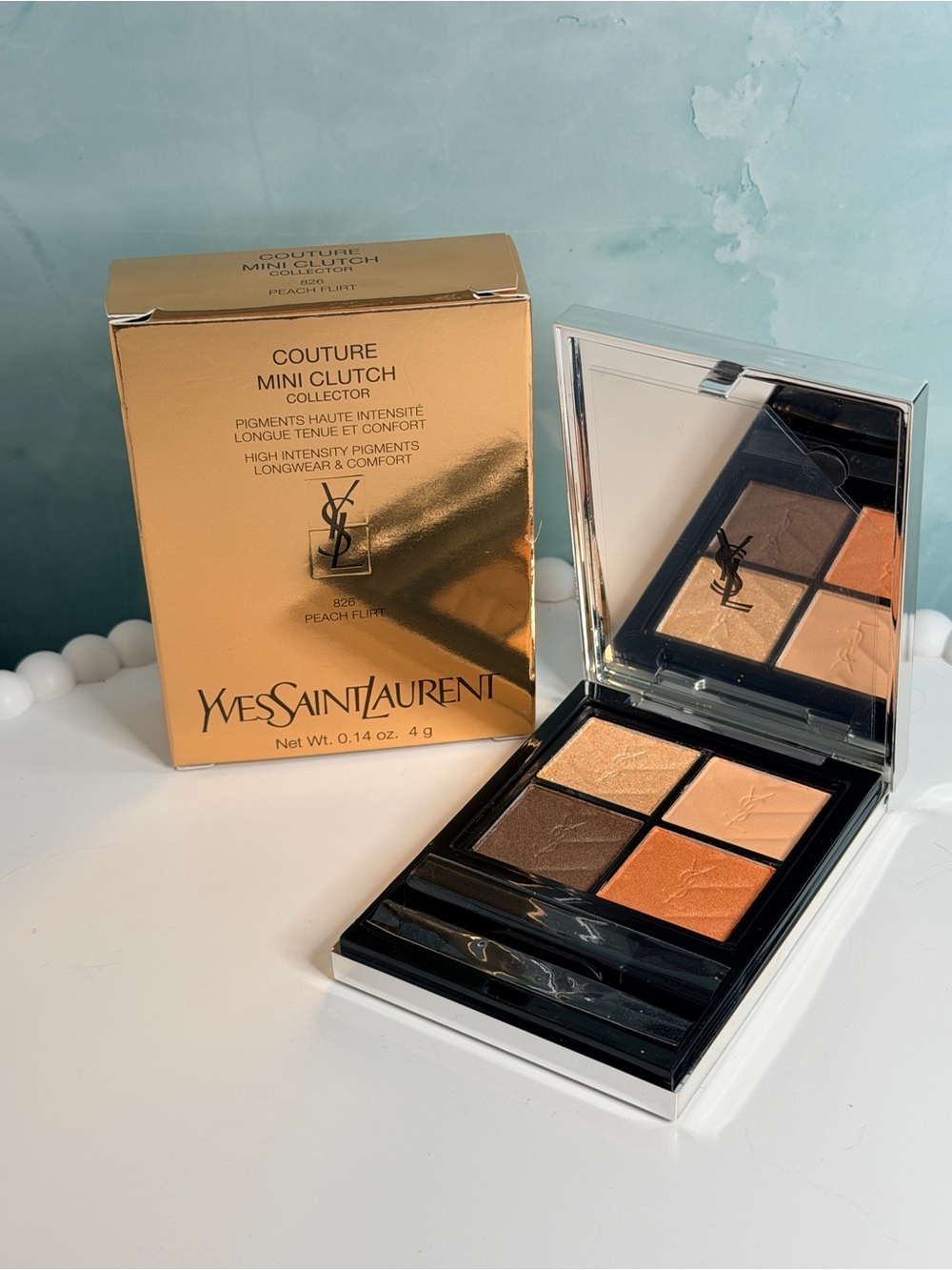 Yves Saint Laurent Couture Mini Clutch Eyeshadow Palette - Peach Flirt
